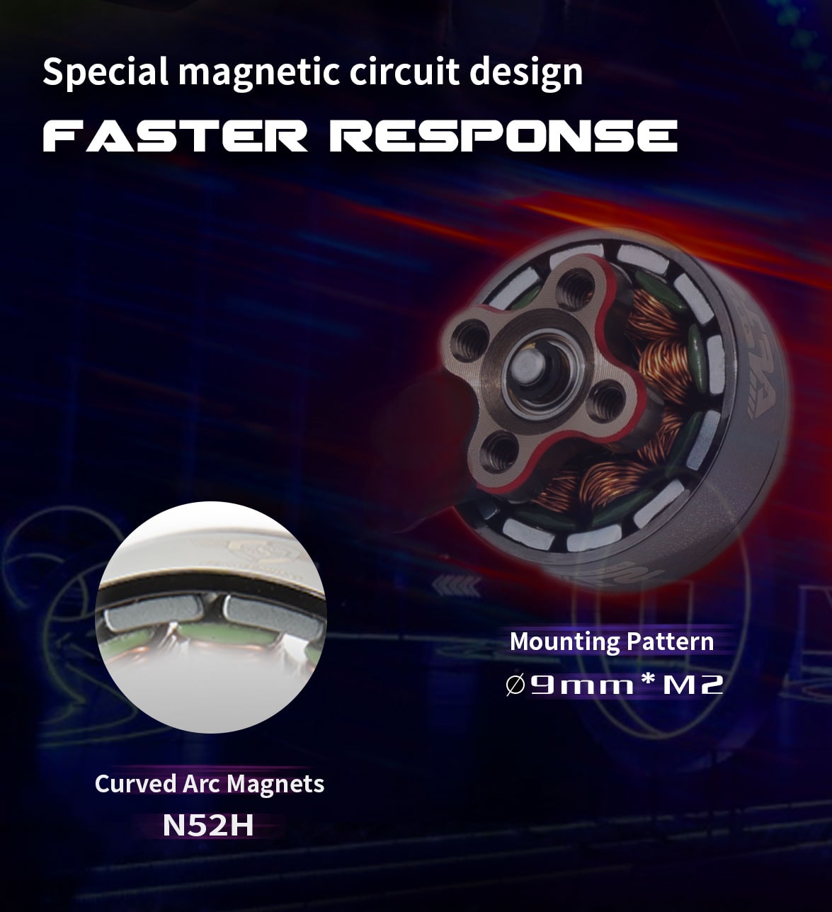 Axis AF144 1404 Brushless FPV Motor (4510kV)