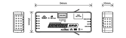 FrSky 2.4GHz Archer Plus SR8 Gyro Stabilised Receiver