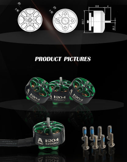 Flash A1204 M5 Brushless Motor (5200kV)