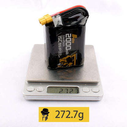 AuLine 2000mAh 6S 22.2V 15C XT60 18650 Li-Ion Battery