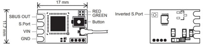 FrSky Archer M+ 2.4Ghz Micro SBUS Receiver (ACCESS OTA)