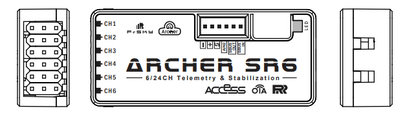 FrSky 2.4GHz ACCESS Archer SR6 Receiver