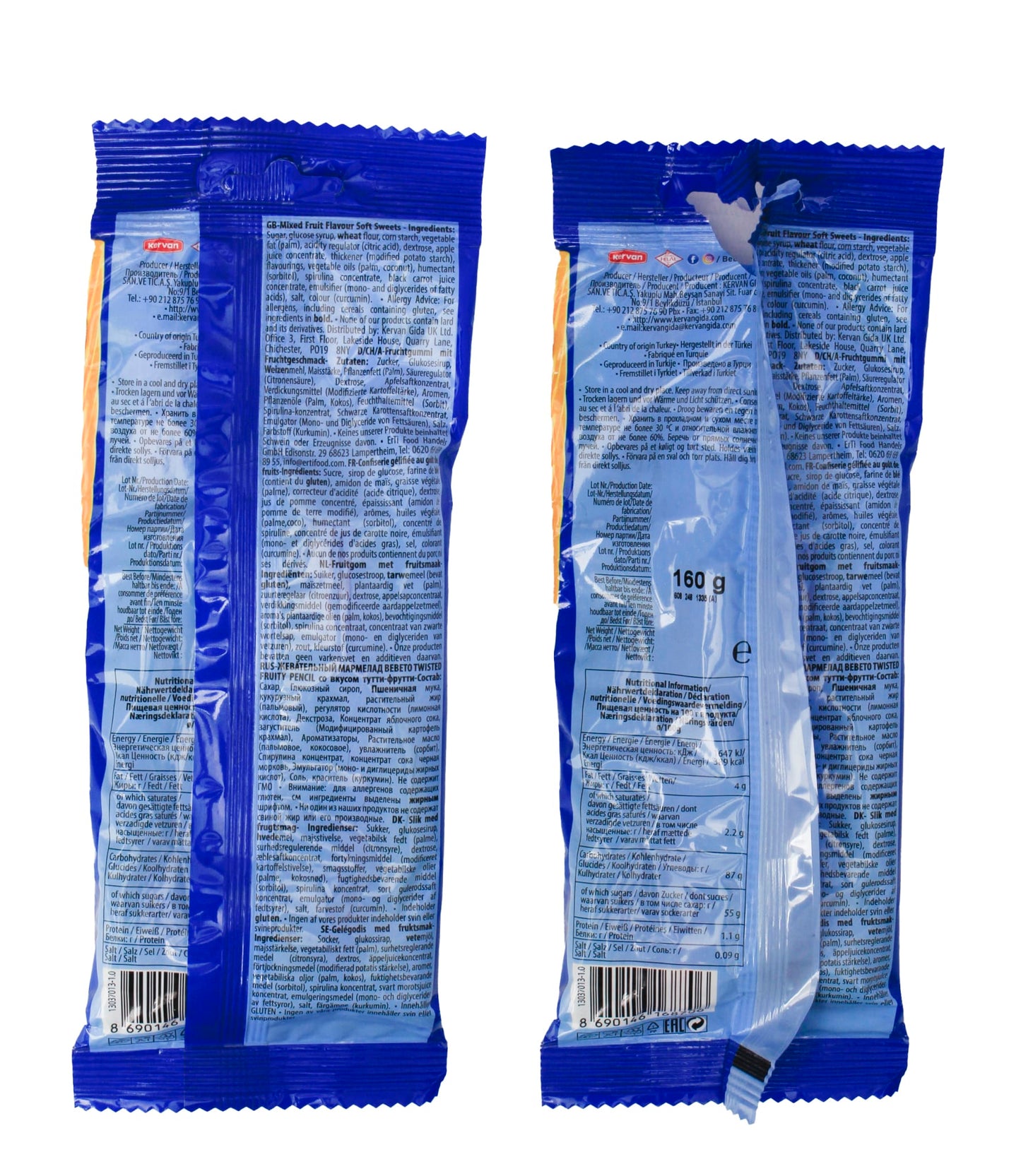 BEBETO Fruity Pencils - 160g