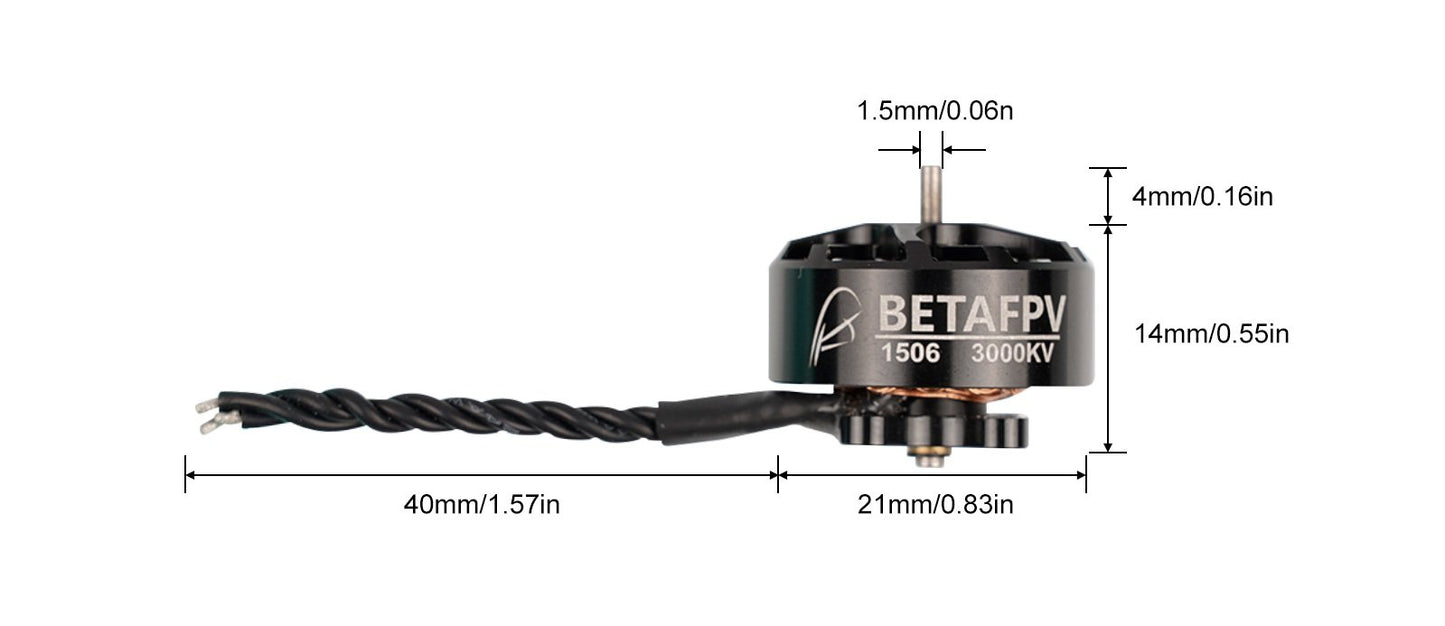 BetaFPV 1506-3000KV Brushless Motor (Pavo30)