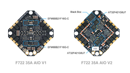 BetaFPV F722 35A AIO V2 (BlHeli_32) 2-6S Brushless Flight Controller