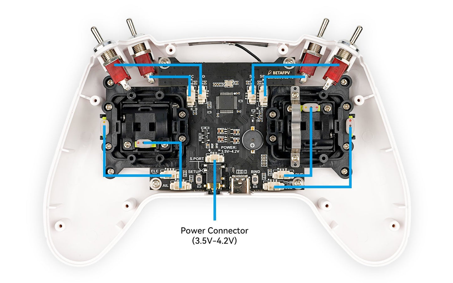 BetaFPV LiteRadio 2 SE ELRS Radio Transmitter Main Board