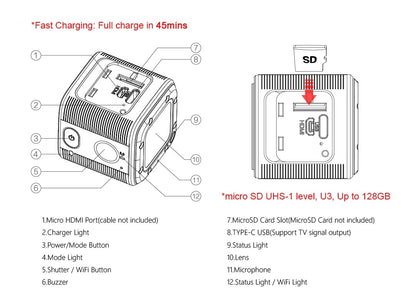 Foxeer Box 2 4k Action Camera