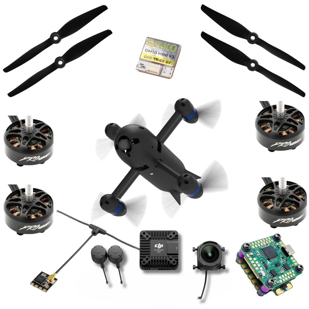 Build Its Kit TheFPV Build It Kit - AOS.RC High Speed Drone (HS5) w/ DJI O4 PRO ...