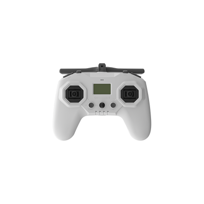 iFlight Commando 8 Pro grey radio transmitter, angled view