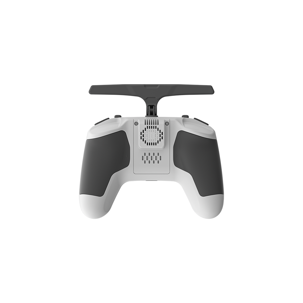 iFlight Commando 8 Pro grey radio transmitter, rear view