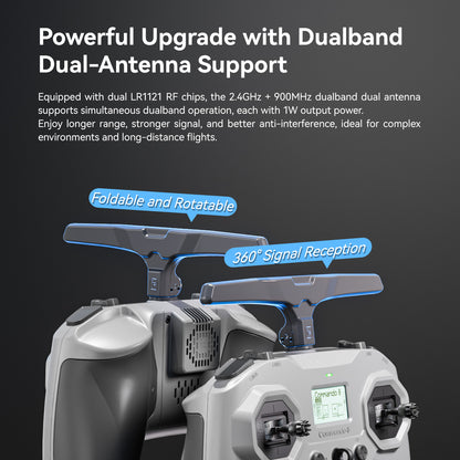 Commando 8 Pro dual-band 2.4GHz and 900MHz features