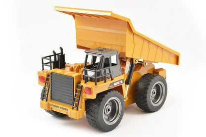Huina 2.4G 6Ch R/C Dump Truck w/ Die Cast Cab 1:18 RTR