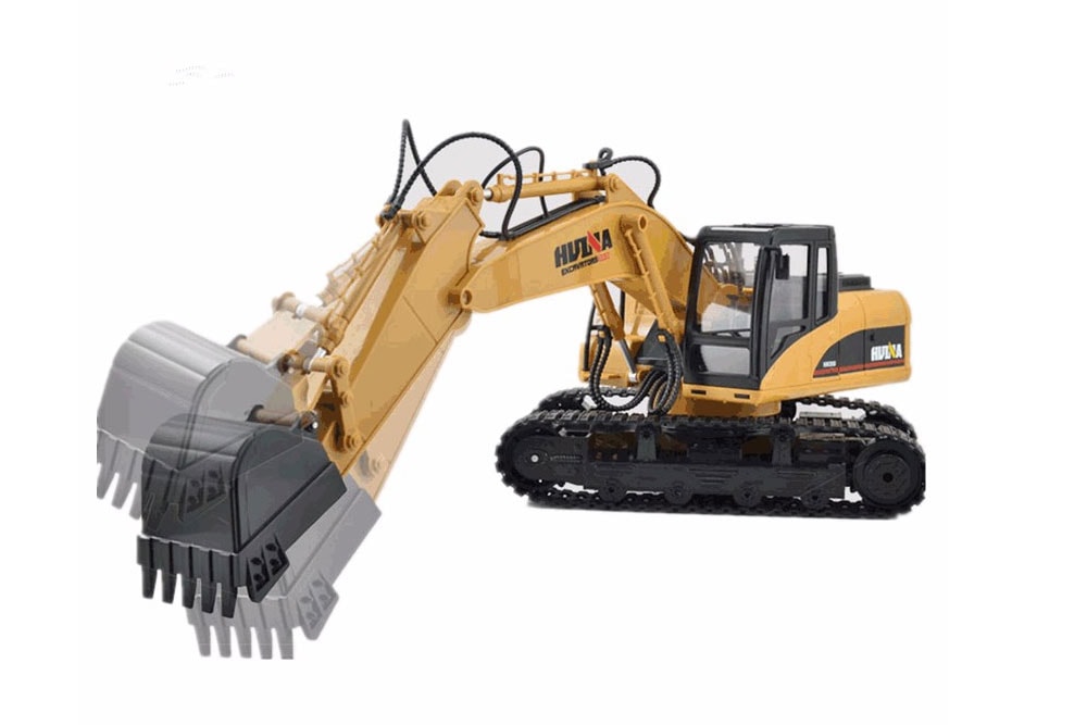 Huina 2.4G 15Ch R/C Excavator 1:14 RTR w/ Die Cast Bucket [SL4]