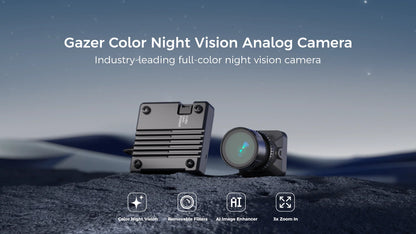 Caddx Gazer Analog Camera 1920x1080P 50FPS 3x AI Optical Zoom