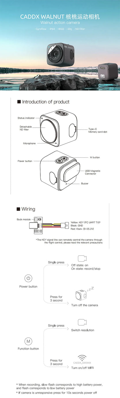 Caddx Walnut Action Camera