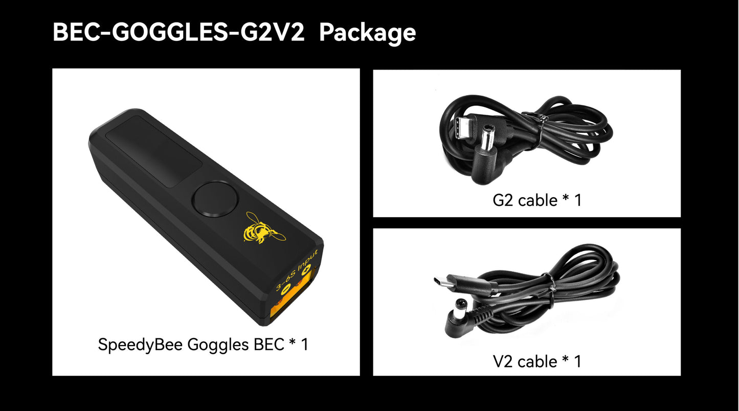 SpeedyBee Goggles BEC (DJI Goggles XT60 Power Solution)
