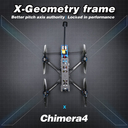 Chimera 4 HD 4S Long Range BNF Quadcopter w/ Caddx Vista