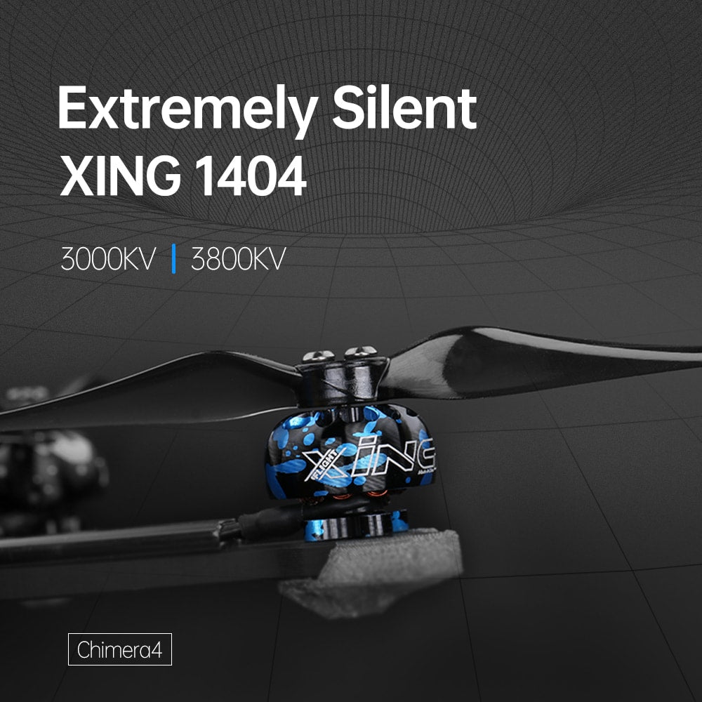 Chimera 4 HD 4S Long Range BNF Quadcopter w/ Caddx Vista
