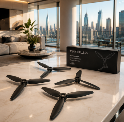 HQProp Cine7 (7 x 4 x 3) (2CW+2CCW) BlackGlass Fiber Reinforced Nylon Propeller
