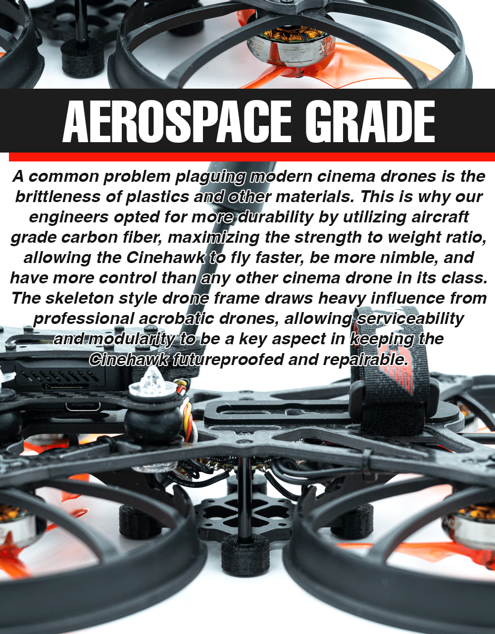 Emax Cinehawk 3.5" Drone w/ DJI O3 Air Unit