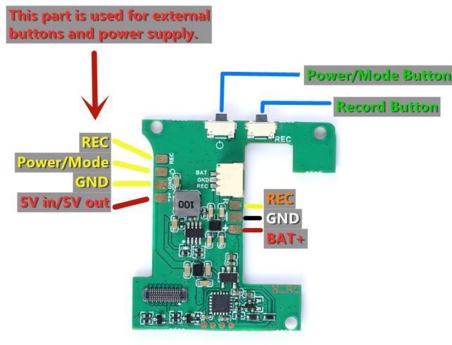 NamelessRC BEC module for Naked GoPro 8