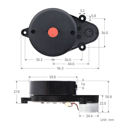 LD Robot LD14P D200 Lidar 360° Omnidirectional 0-8m