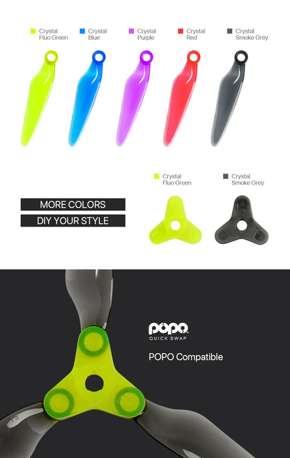 DAL Fold 2 F5 5147.5 Folding Propellers (4 hub, 12 blades)