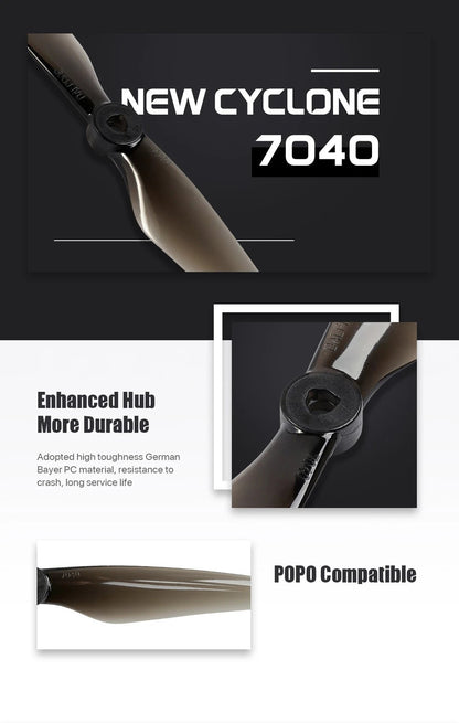 DALProp Cyclone 7040 Bi Blade Propeller (2CW, 2CCW)