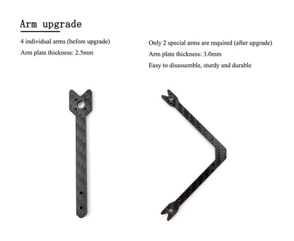 DarwinFPV Baby Ape Pro V2 Freestyle 3" Frame