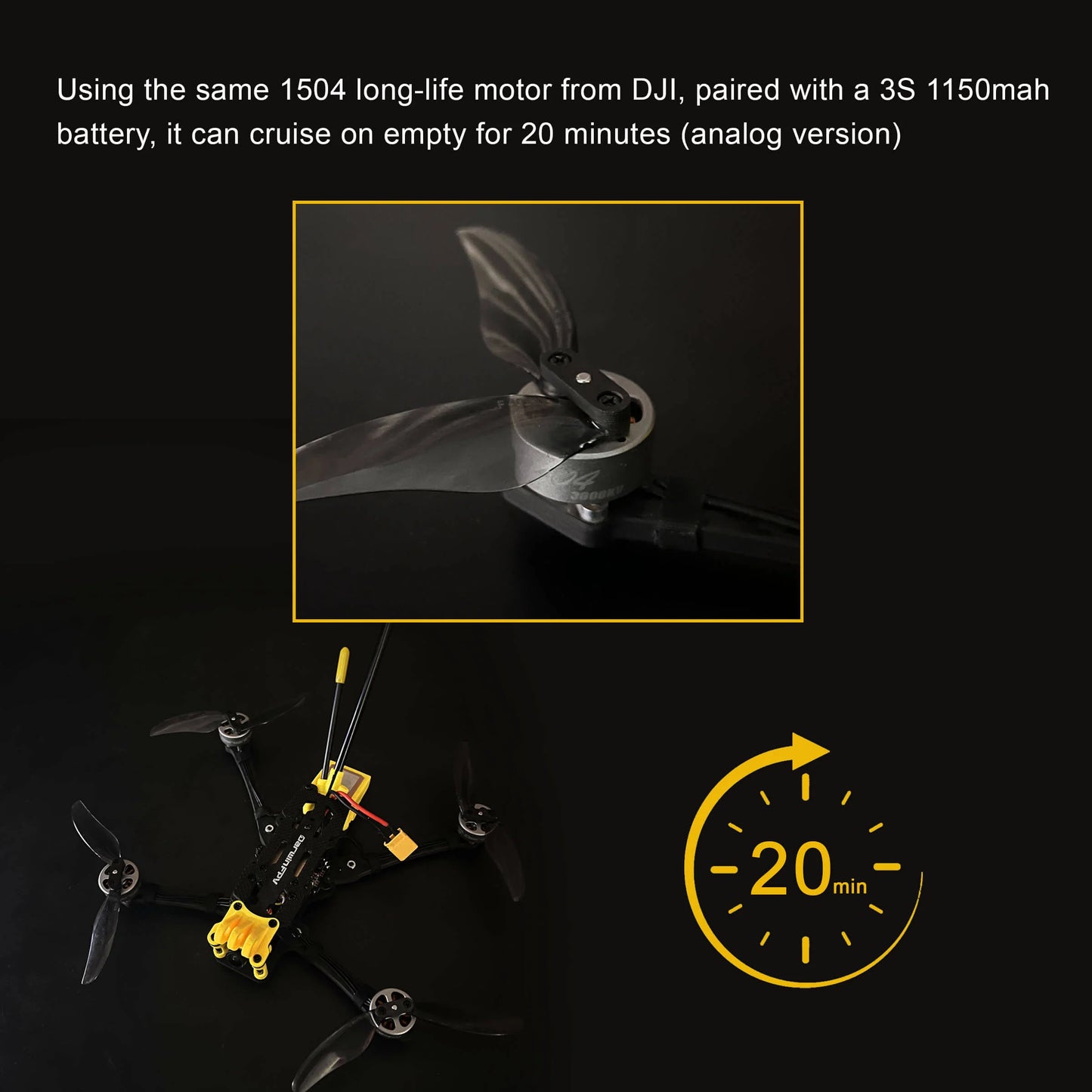 DarwinFPV FoldApe4 4 Inch Folding Long Range FPV Drone