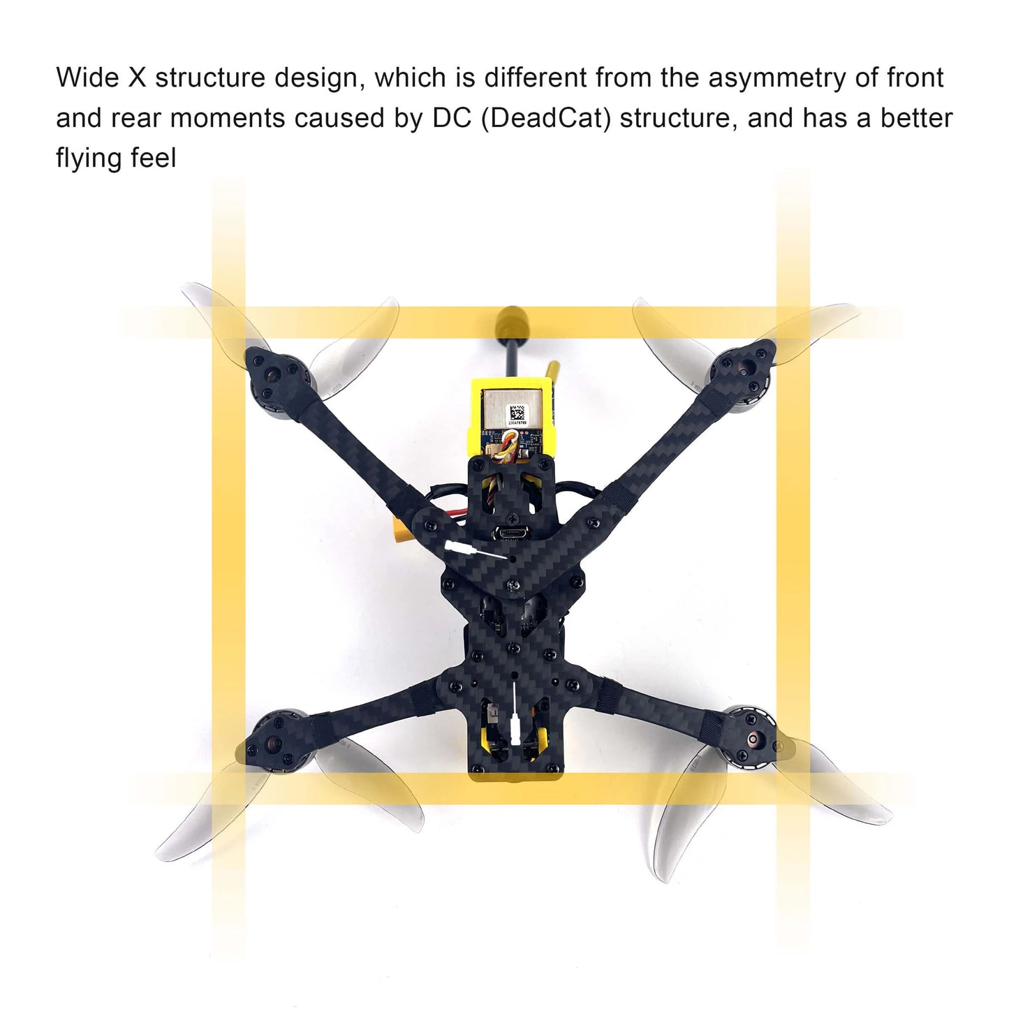 DarwinFPV FoldApe4 4 Inch Folding Long Range FPV Drone