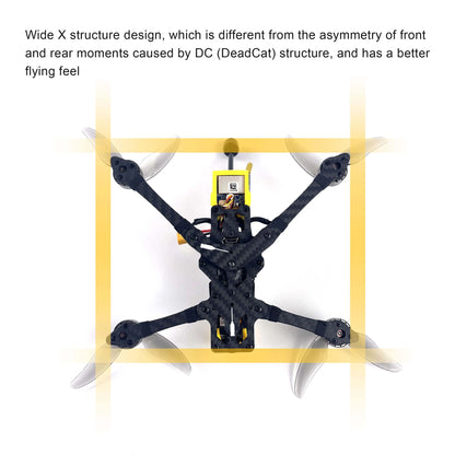 DarwinFPV FoldApe4 4 Inch Folding Long Range FPV Drone