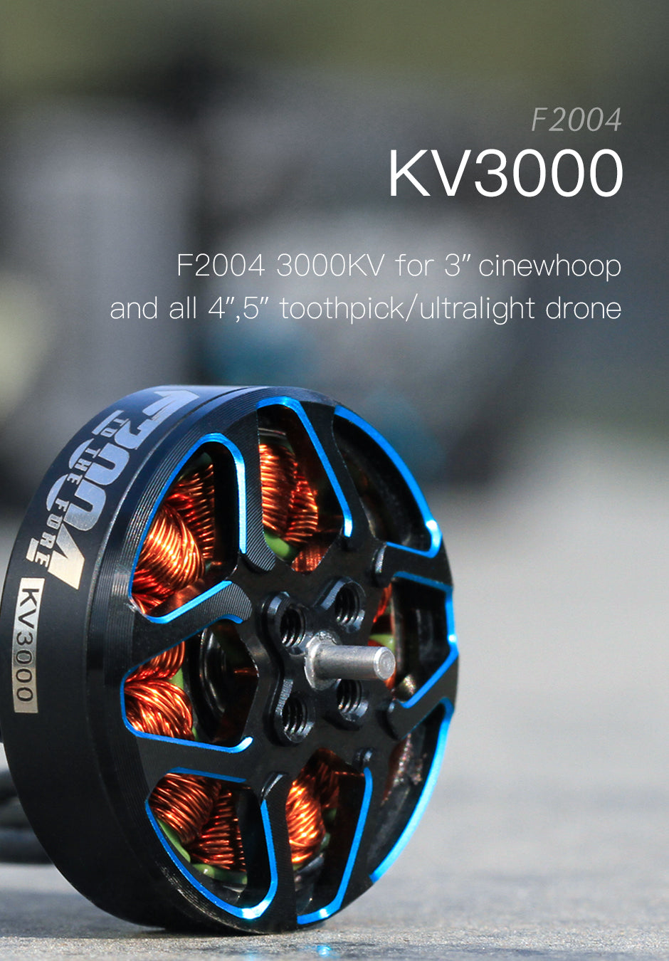 T-Motor F2004 Motor (1700kV, 3000kV)