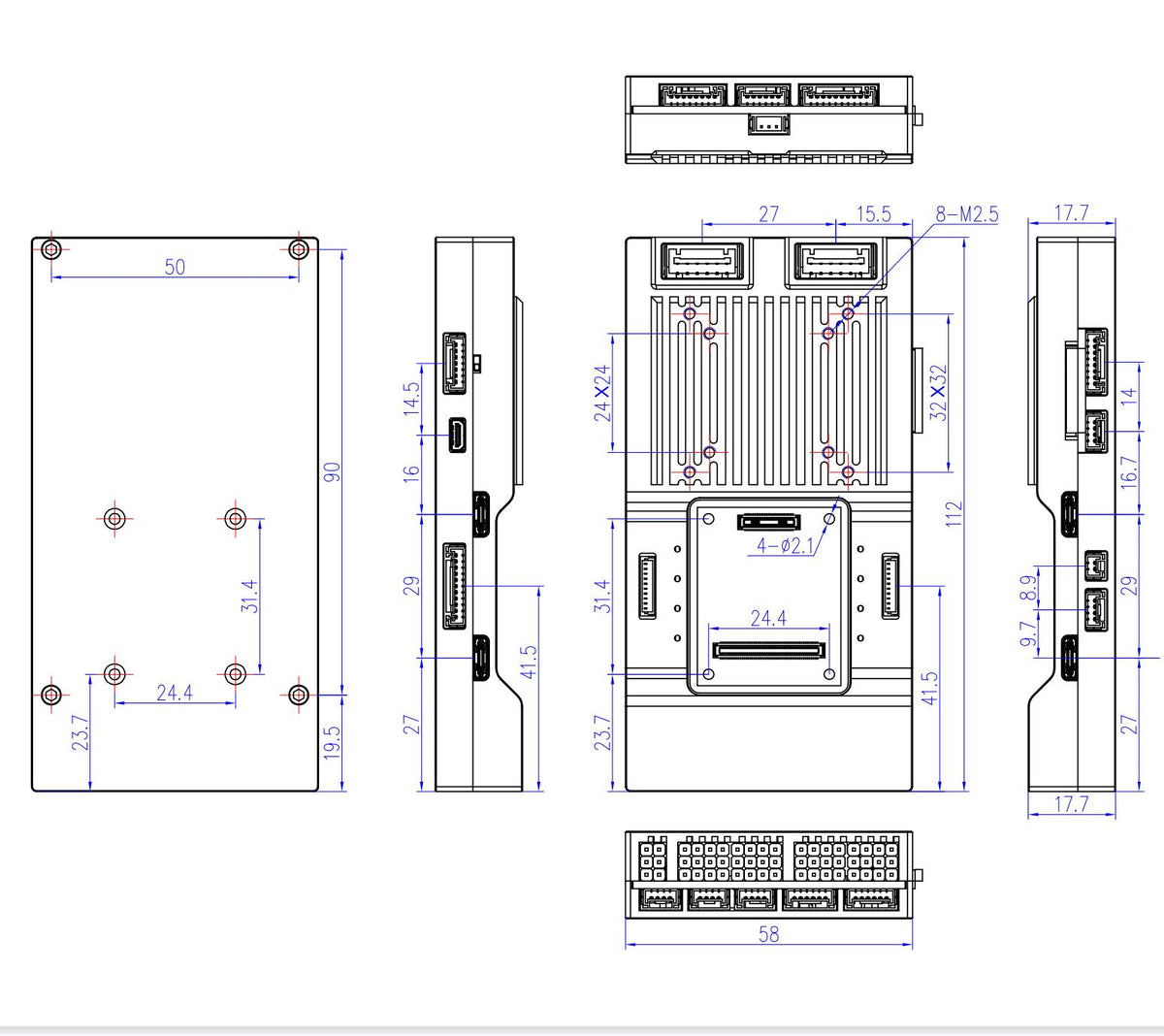 Holybro RPi CM4 Baseboard for Pixhawk
