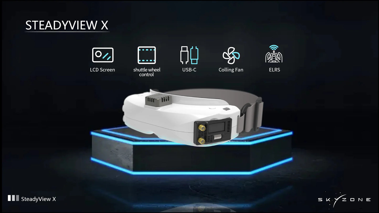 SkyZone SteadyView X Receiver Module (ELRS Backpack)