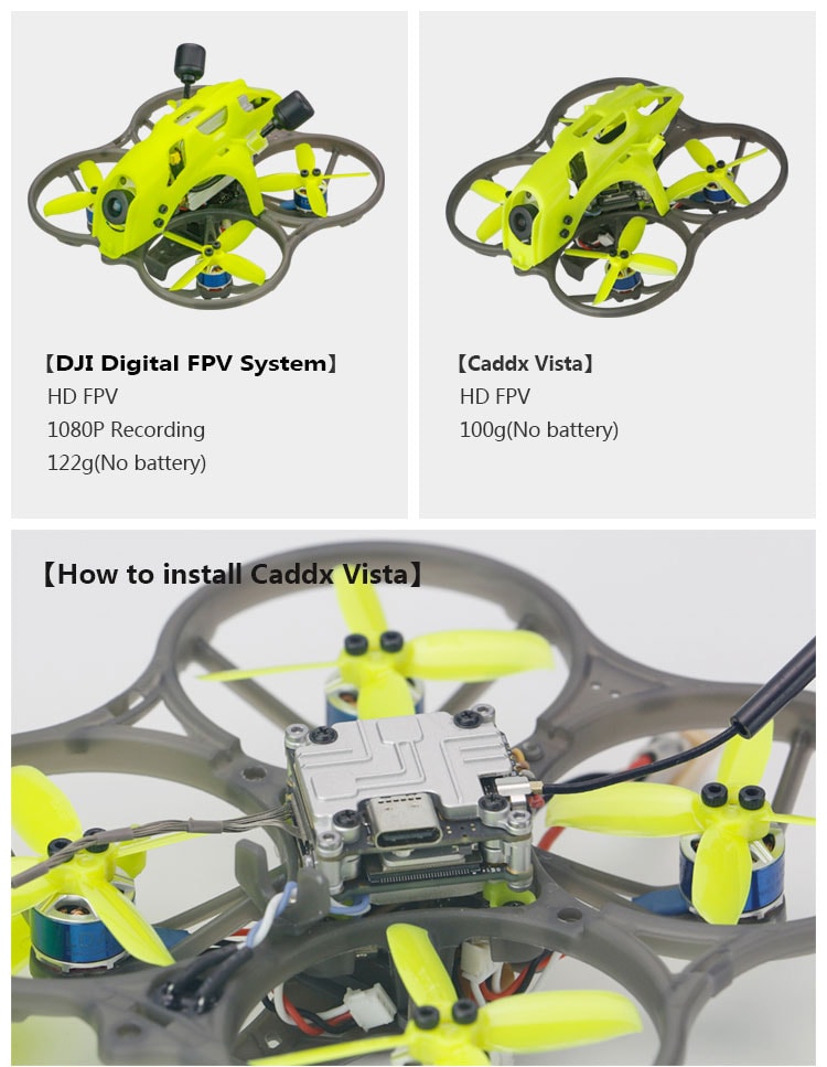 LDARC ET85D Digital FPV Whoop Quadcopter PNP