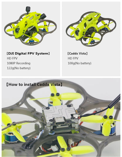 LDARC ET85D Digital FPV Whoop Quadcopter PNP