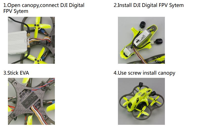 LDARC ET85D Digital FPV Whoop Quadcopter PNP