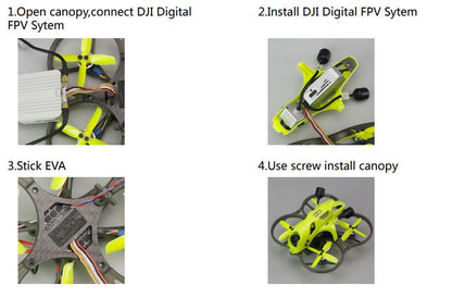 LDARC ET85D Digital FPV Whoop Quadcopter PNP