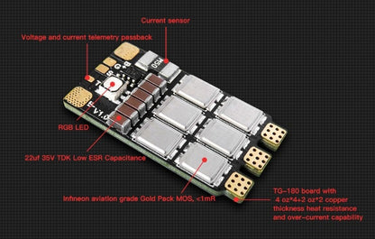 NeutronRC EXuav Lightning ESC 70A AM32 - AT32F421