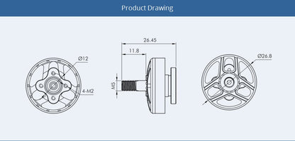 TMotor F2203.5 Motor (1500kV, 2850kV)