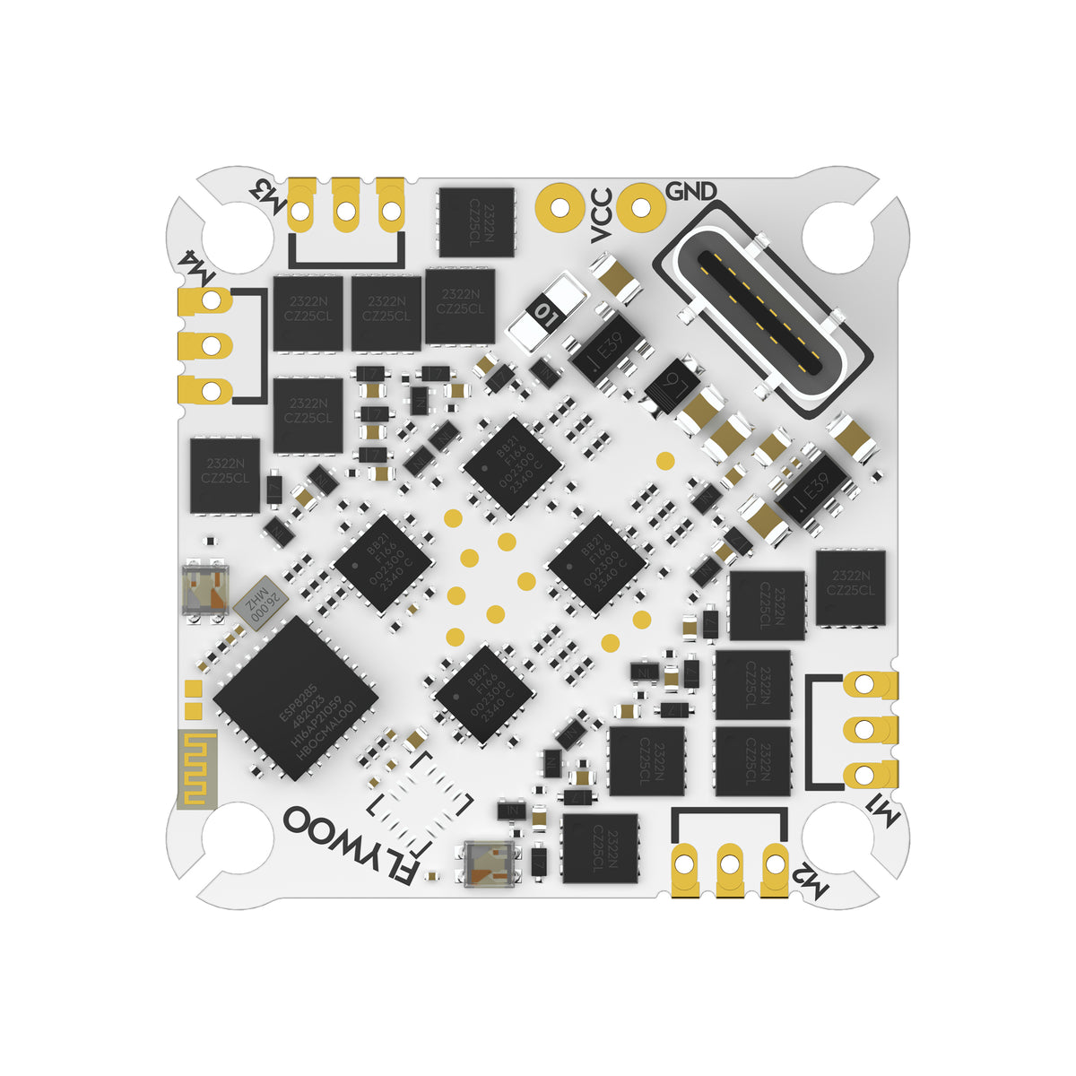 Flywoo Goku F405 HD 1-2S 12A ELRS V2 AIO Flight Controller (BMI270) 25.5x25.5