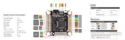 Betaflight F722 Flight Control System 3-8S