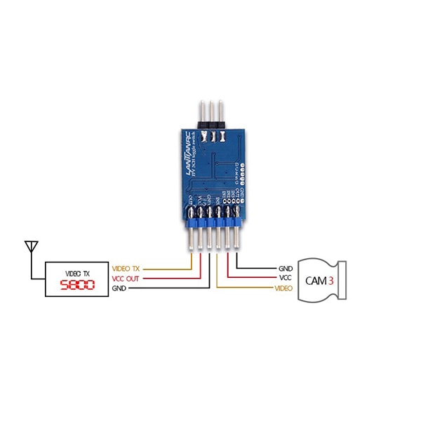 FPV 3 Channel Video Switch