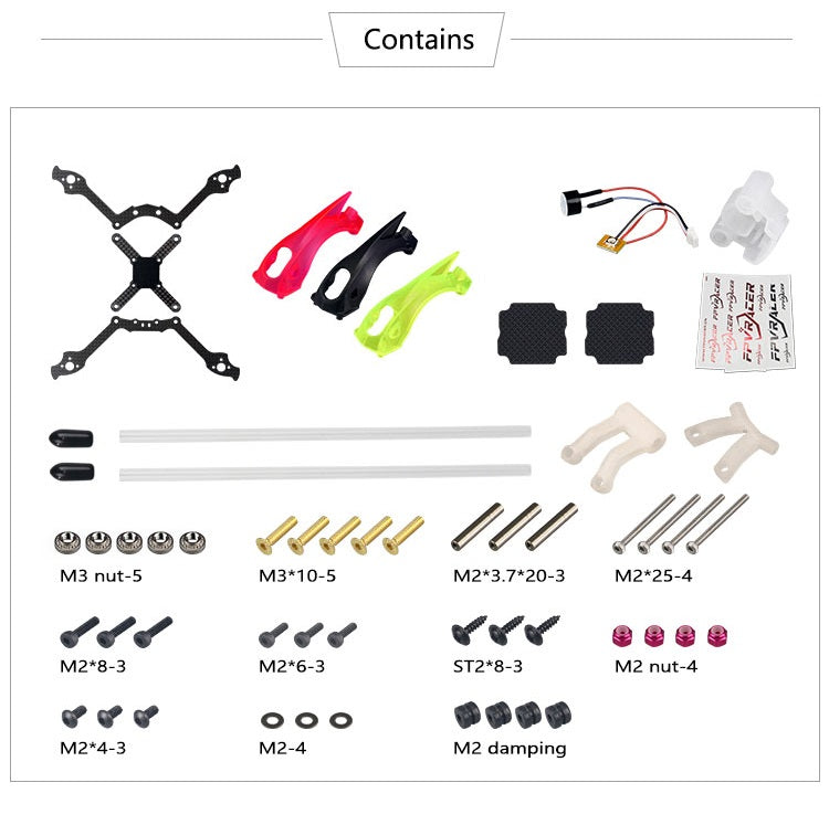 (EOL) FPVracer R420 Ultralight 4" Long Range Quadcopter Frame [SL4]