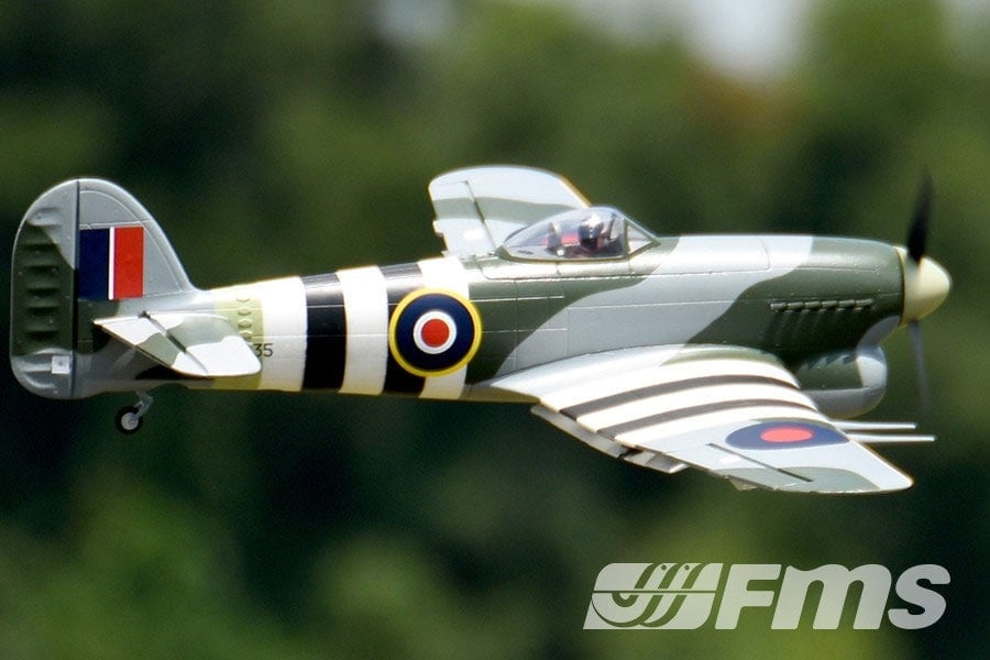 FMS Hawker Typhoon ARTF Warbird 1100mm Revision 2 (FMS086P-REFV2)