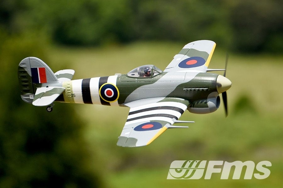 FMS Hawker Typhoon ARTF Warbird 1100mm Revision 2 (FMS086P-REFV2)