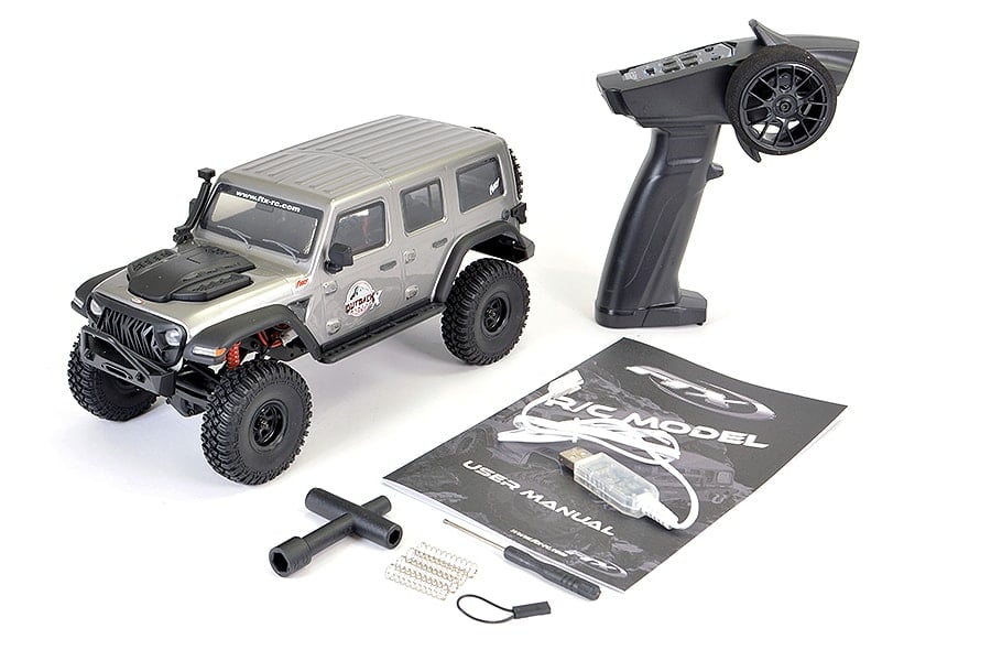 FTX OutBack Mini X Fury 1/18 Trail Crawler Brushed 4WD RTR (Grey / Red)