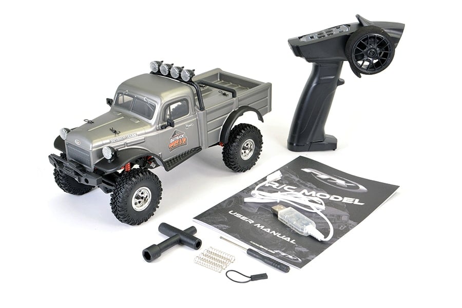 FTX OutBack Mini X Texan 1/18 Trail Crawler Brushed 4WD RTR (Grey / Green)
