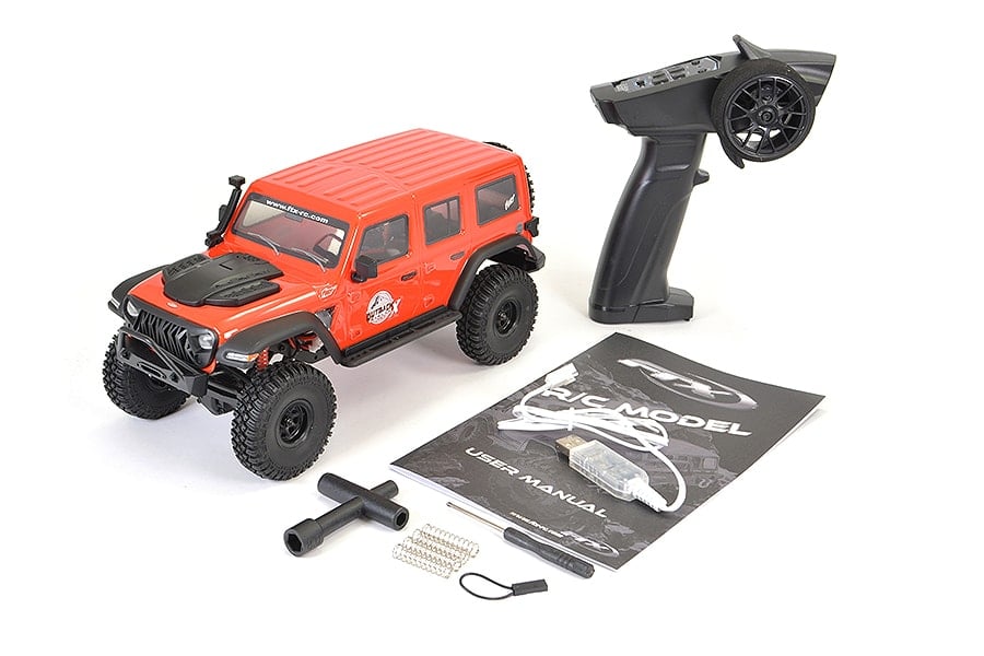 FTX OutBack Mini X Fury 1/18 Trail Crawler Brushed 4WD RTR (Grey / Red)